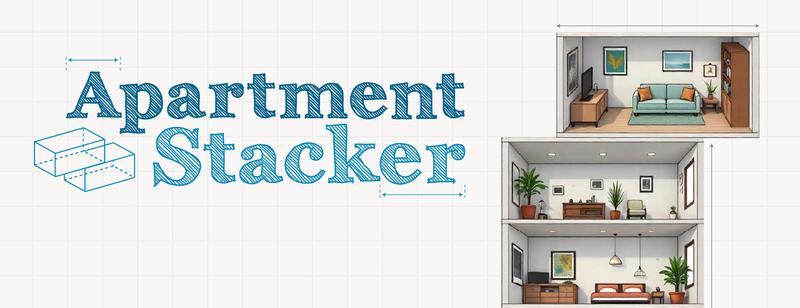 Apartment Stacker - Stack apartment floors as high as you can.