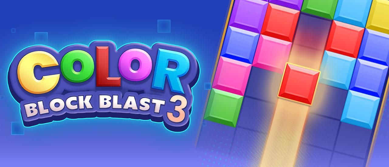 Color Block Blast 3 - Drag and drop blocks to create beautiful match 3 combinations