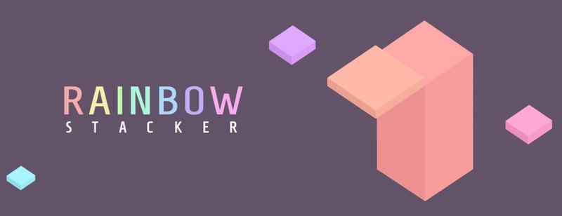 Rainbow Stacker - How high can you stack the blocks?