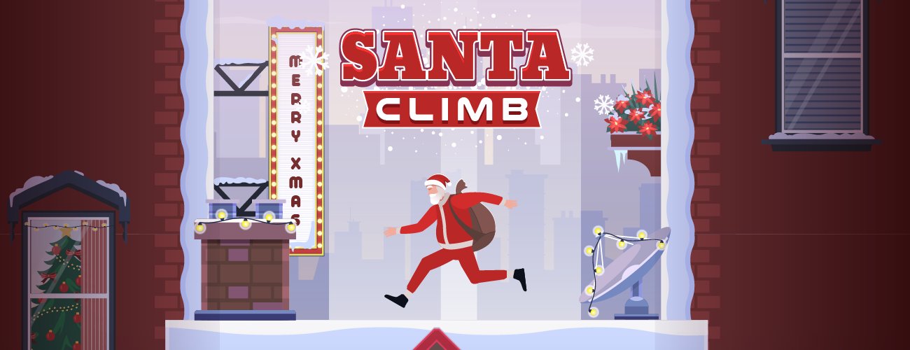 Santa Climb - Santa is climbing up your apartment! A festive endless runner for the winter holiday.