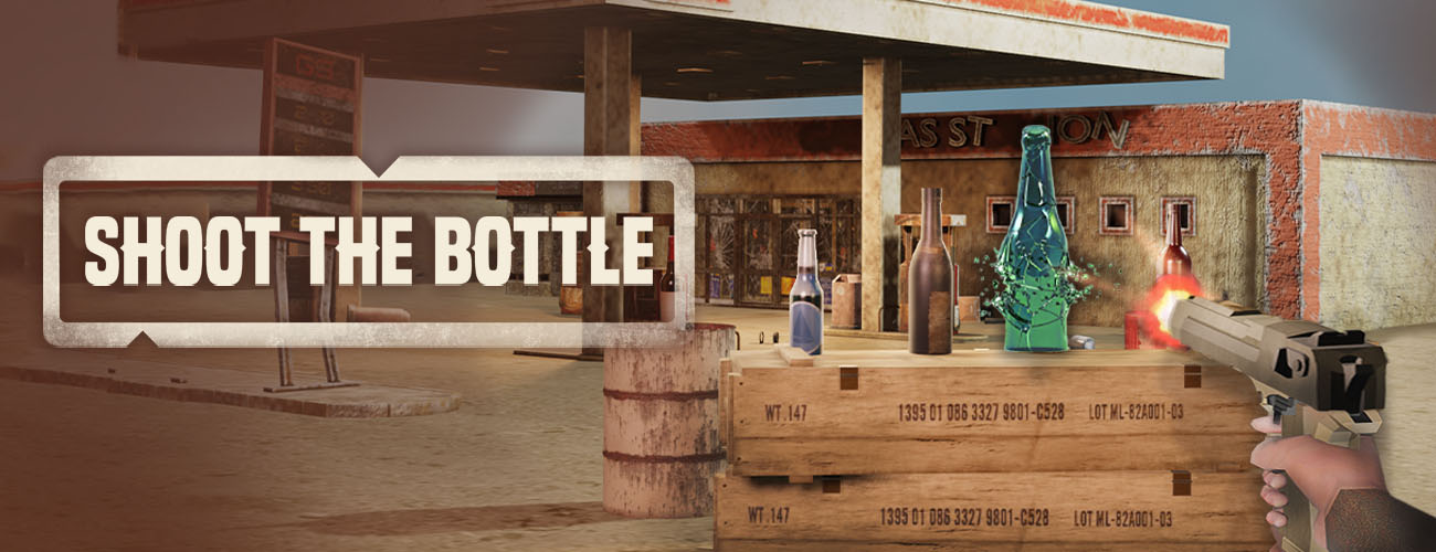 Shoot The Bottle - The new version with 600+ Levels, monkey boss levels, rewarded video mechanics and more.