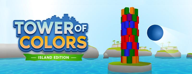 Tower of Colors Island Edition - Match colors to destroy tower blocks